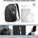 Swissdigital Design Business Laptop Backpack, College Laptops Backpack with USB Charging Port for Men and Women Fits 16 Inch Notebook, Black-Finder Color Random | SD1670BT013-01