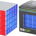 cuberspeed ShengShou Legend 5x5 Metallic Shiny Speed Cube Metallic 5x5x5 Magic Cube Puzzle