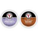 Victor Allen's Coffee French Vanilla and Hazelnut Flavored Medium Roast Single Serve Coffee Pods for Keurig K-Cup Brewers, 32 Cups