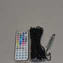 Brizled Color Changing Christmas Lights, 33ft 100 LED RGB Mard Gras Light String with Remote, Dimmable Mini Light String, USB Indoor Decorative Lighting Party Xmas Tree Wreath Year-Round Holiday