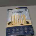 AFINETH Red and Green Flameless Taper Candles with Rmote, 9.6" Real Wax Christmas Battery Operated Candles, 6 Pack Led Flickering candlesticks for Home, Wedding, Party, Xmas Decor