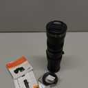 JINTU 420-800mm f/ 8.3 Manual Telephoto Zoom Lens + T-Mount for Canon EOS Rebel SL2 SL1 T3 T3i T4i T5 T5i T6 T6i T6s T7 T7i 4000D 6D 7D 60D 70D 77D 80D 5D II/III/IV 550D 650D SLR Camera Lenses