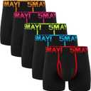 Counting Stars Men's Boxer Briefs Underwear Cotton Colorful Mens Underwear Boxer Briefs for Men Pack S M L XL XXL