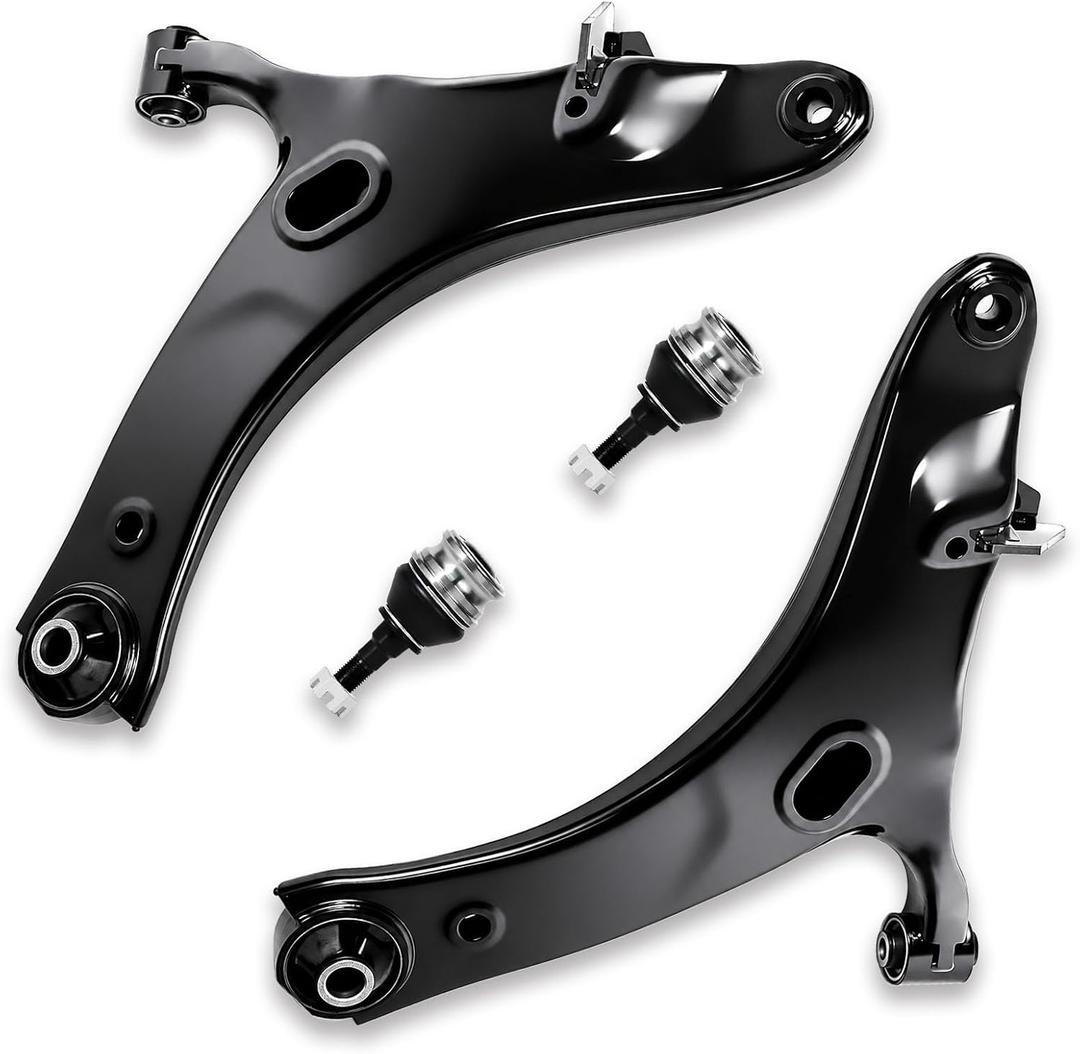 4Pcs Front Lower Control Arm and Ball Joints Suspension Kit Fit for Subaru Crosstrek 2016-2017, XV Crosstrek 2013-2015, Driver and Passenger Side Replaces OE# K623560 K623561 K9513