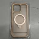 360 Spin Magnetic Stand (Pro-Version) for iPhone 16 Pro Case (Compatible with MagSafe) [Military Drop Protection] Matte Translucent Shockproof Protective Phone Case 6.3'', Desert Titanium