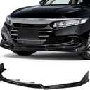 Archaic Front Bumper Lip Compatible with 2021 2022 Honda Accord, JDM Style 3Pcs Air Dam Spoiler Splitter Fit for SE/EX-L/LX/Sport/Touring, Splitter Under Chin Body Kit Lower Spoiler.