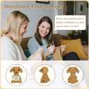 AceThrills Positive Crochet Animal, Dachshund Gifts for Women, Funny Handmade Emotional Support Best Friends Christmas Birthday Graduation Gifts for Women Men Dachshund Decor