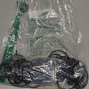 Curtain Drapery Hanging 1.5inch-Internal Diameter - Curtain Rings with Hooks Eyelet for Window Door Curtain Black Zocang