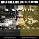 SIPHEW Night Driving Glasses for Women, Trendy Yellow Anti Glare Lens for Nighttime Polarized Night Vision Glasses (A2-black/Yellow)