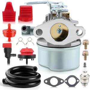 MOTOALL 640084B Carburetor for Tecumseh 632107 632536 640084 640105 640299 632107A 640084A 640084B 640299A 640299B 4HP 5HP HS50 HSK40 HSK50 HSSK40 HSSK50 HSSK55 LH195SA LH195SP OHSK110 OHSK120 OHSK125