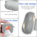 DamonLight Case for AirPods with Cleaner Kit Shockproof Protective Soft Silicone Case Cover with Keychain for Apple Airpods 4th Generation 2024 Released (Gray)