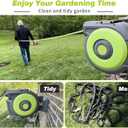 5/8" x 85 ft Retractable Garden Hose Reel, Wall Mount Retractable Water Hose with 10 Pattern Hose Nozzle, Any Length Lock/180 Swivel Automatic Hose Reels for Outside Garden Watering