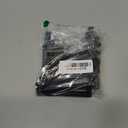 20 Pack Solid 4 Inch Center to Center Slim Square Bar Drawer Handles - Black Drawer Pulls Matte Black Cabinet Pulls for Kitchen Cabinet Hardware