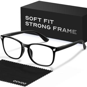 CCVOO Reading Glasses for Women/Men, Eyeglasses, Blue Light Readers for Women/Men, Computer Eye Glasses, Cheaters, 2.0 x