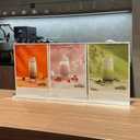 newnewshow Acrylic Sign Holder 11x8.5 Inch 3 Pack Horizontal T Shape Double-Sided Desktop Display Holder. (Optional 8.5x11 8.5x5.5 5x7 Horizontal and Vertical)