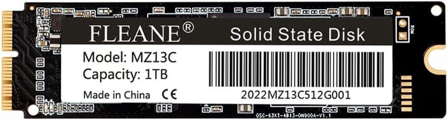 MZ13C 1TB 1024GB PCIe NVMe SSD Compatible with 2013-2017 MacBook Air, 2013-2015 MacBook Pro, 2013-2017 iMac A1418 A1419, 2014 Mac Mini A1347
