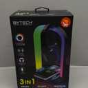 BYTECH 3 In 1 Wireless Charger Lamp and Headphone Stand Multi-Color