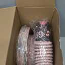 250PCS 60th Birthday Party Decorations for 50 Guests Black and Rose Gold Party Supplies for Women Include Disposable Paper Plates, Napkins, Cups, and Disposable Plastic Cutlery (60)