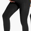 Fotociti 2/3/4 Pack Maternity Leggings With Pockets Over The Belly,Womens Pregnancy Workout Yoga Active Soft Tights Pants
L