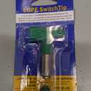 310 Fine Finish Low Pressure Airless Spray Tip, Pattern Size 6 in to 8 in, Thread Size 7/8 in for Airless Paint Spray Guns Green (Green)