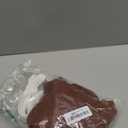 Newborn Baby Girl Spring Outfits Infant Ribbed Romper Dress Ruffle Long Sleeve Clothes Jumpsuit with Bow Headband (6-12 Months, Brown)