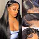 30 Inch Straight Lace Front Wigs Human Hair 4x4 Lace Closure Wigs for Black Women 200 Density Wear and Go Glueless Wigs Human Hair