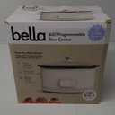 bella 6.0 Qt Programmable Slow Cooker, EverGood Ceramic Nonstick Coating, Adjustable Temperature & Cooking Times, Dishwasher Safe Stoneware Pot & Tempered Glass Lid, Tangle Free Cord Wrap, Oatmilk