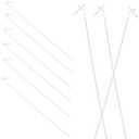 10 SETS Spray Foam Nozzle, Foam Replacement Tube Tips, Flexible PE Extension Tubes for Expanding Foam Spray Can, Precision Nozzle Tips for Gap Filling, Sealing and Insulation Applicator, 52.00X6.50X1.80CM