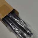 Shower Curtain Rod Adjustable 32-75 Inch, Spring Tension Shower Rods Stainless Steel Telescoping Curtain Rod for Bathroom or Windows, No Drilling, No Slip, No Rust, Black