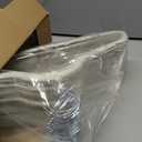 Velvet Felt Hangers 50 Pack, Non Slip, Slim, Space Saving, Ivory