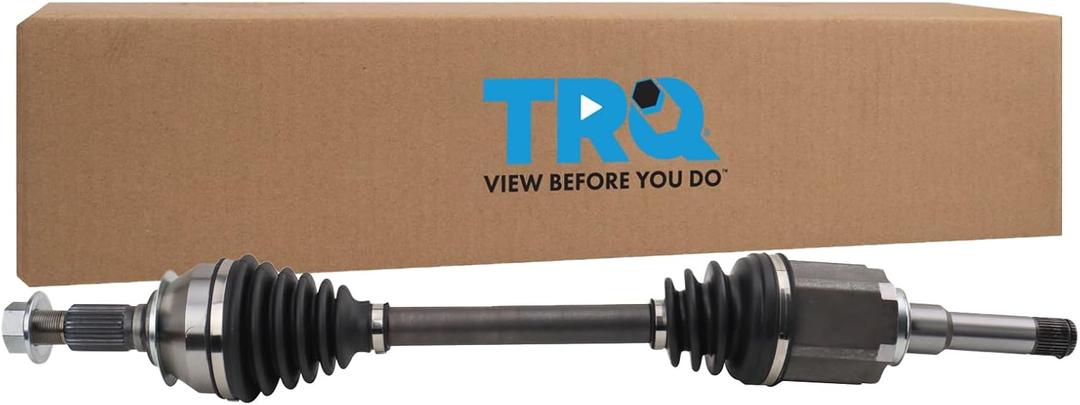 TRQ Front Driver Side CV Axle Assembly Compatible with 2017-2022 Chevrolet Malibu Premier