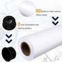 VOISEN Wide Format Paper,4 Rolls Plotter Paper 36 In x 150 Ft, CAD Bond Rolls,20lb,Bond Paper on 2" Core for CAD Printing on Wide Format Ink Jet Printers