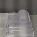 ARIAMOTION Hurricane Candle Holders for Pillar Hand Blown Glass Cylinder Vases Table Centerpiece Bulk Room Decor Clear Seeded Bubbles Living Dining Kitchen Island 10" 7" 4" Set of 3