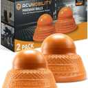 Acumobility Massage Ball Roller 2 Pack - Trigger Point - Massage Balls Massage Roller Ball - Foot Massage Ball - Physical Therapy Ball (Orange)