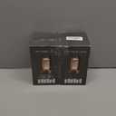 Honoson 2 Packs Portable Metal Table Lamp Rechargeable Cordless Table Lamp for Indoor Outdoor 3 Colors Stepless Dimming Desk for Bedroom Restaurant Bar Camping(Black)