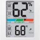 AcuRite Humidity Meter Hygrometer and Indoor Digital Thermometer with Temperature Gauge and Humidity Gauge, Room Thermometer Comfort Scale, 3 x 2.5 Inches, White (01083M)