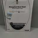 KOHLER 4636-RL-0 Cachet ReadyLatch Elongated Slow Close Toilet Seat, Soft Close Toilet Seat Quiet Lid, Contoured Grip-Tight Bumpers Installation Hardware, Apartment Essentials, White