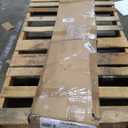 38x84 Inch White Sliding Barn Door Slab with 6.6ft Hardware Kit Included, 5-Panel, MDF Wood Panel Covered with Water-Proof Scratch-Proof PVC Surface, Simple DIY Assembly