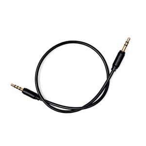 3.5mm TRS to TRRS AV Cable, 31.5cm Shielded Cable for Camcorders and ImmersionRC PowerPlay, Black