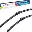 ICEXSNOW 28"+21" Windshield Wiper Blades Replacement for 2015-2023 Ford Transit-150 /Transit-250/Transit-350/Transit-350 HD Automotive Replacement Windshield Wiper Blades,Top Lock