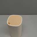 Universal Knife Block Holder for Kitchen, WELLSTAR Knife Stand without Knives, Safe Space Saver Large Volume Stable Knife Storage with Scissors Slot, Detachable for Easy Cleaning  Off-White (Medium-Ivory White)