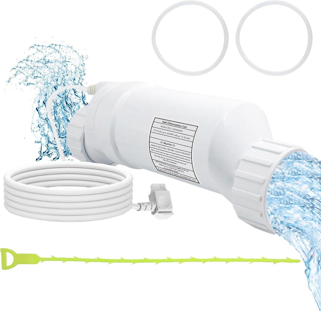T-Cell-9 Salt Cell Replacement for Hayward,Compatible with AquaRite, AquaTrol & More  Up to 25,000 Gallon Pools,Cuts Chlorine Costs by 50%,Long-Lasting & Easy to Install