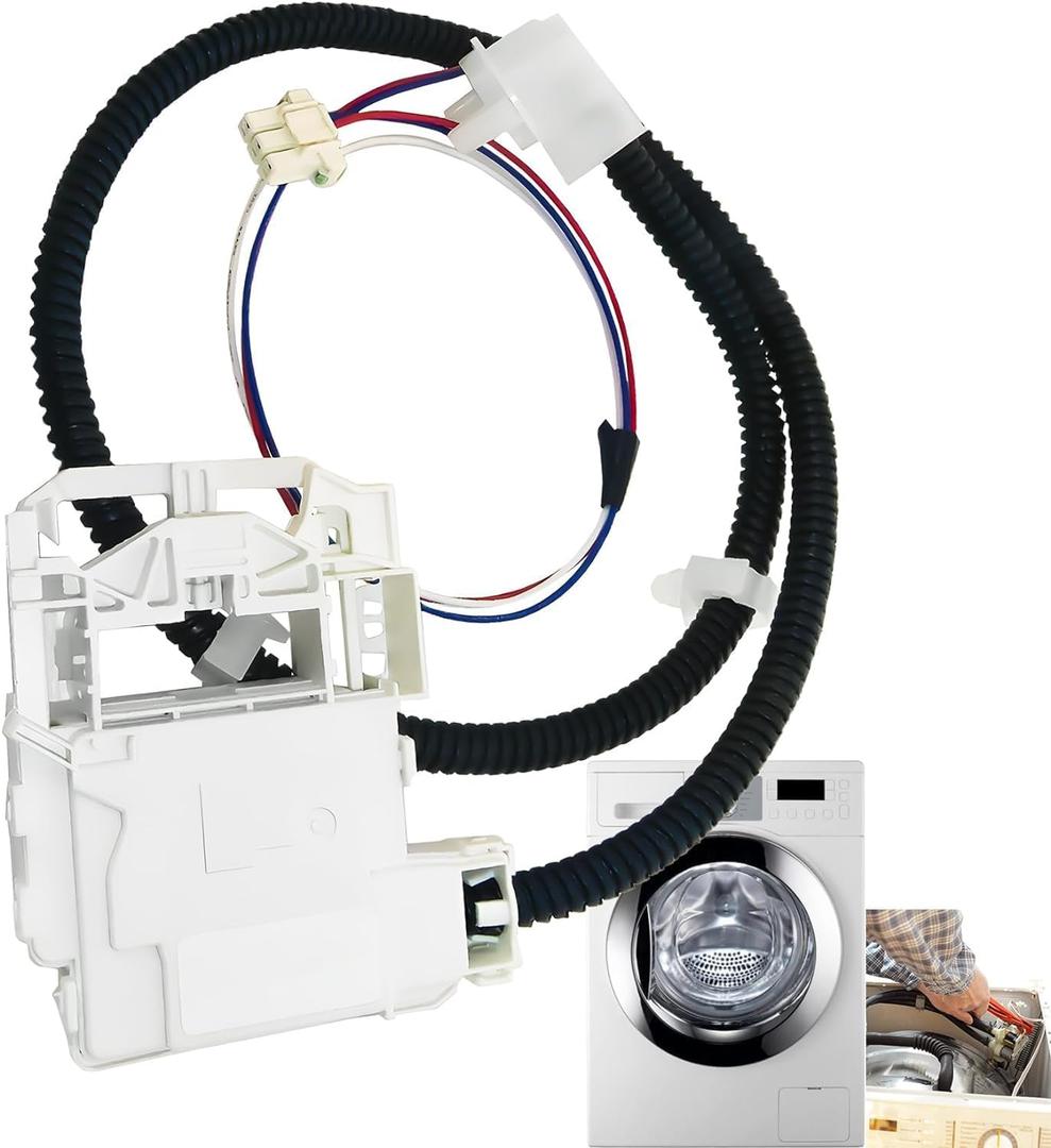 WH08X33879 WH08X37859 WH08X37897 Washer Lid Lock Assembly Fit for ge Replace Models PTW600BSR1WS PTW600BPR1DG PTW605BPR1DG PTW700BPT0DG PTW900BPT0DG PTW905BPT0RS HTW265ASW0WW GTW220ACW0WW GTW385ASW0WS