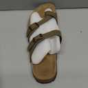 CUSHIONAIRE Luna Sandals for Women, Cork Footbed Womens Sandals for Summer Comfort with Adjustable Straps, 9.5M