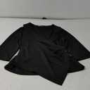 GRACE KARIN Women Dressy Wrap Work Tops, V Neck Business Casual Blouses, 3/4 Sleeve Ruched Elegant Shirts XL