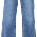 Astylish Women's High Waisted Wide Leg Straight Jeans (6)