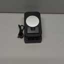 Hupoaf Adjustable Cell Phone Stand with Wireless Induction Bluetooth Speaker, HD Surround Sound for Home and Outdoors, Compatible with iPhone/iPad/Samsung Galaxy, Popular Gifts for Men Women Dad Mom