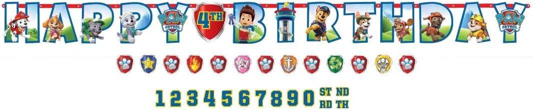 Personalized Banner Kit - 10.6' x 10" | Assorted Design | 1 Set of 2 Pcs., Paw Patrol