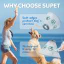 Supet Dog Cone Collar After Surgery to Stop Licking: Adjustable Recovery Elizabeth Collar Alternative for Large Medium Small Dogs, Plastic Pet Head Neck Cone (L)