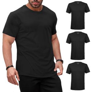 HOTake Mens T-Shirt Short Sleeve Crew Neck 1-3 Pack Soft Fitted Tees S-4XL Fresh Classic Tshirts Basic Tee Shirt (C2-black*3) L HOTake Mens T-Shirt Short Sleeve Crew Neck 1-3 Pack Soft Fitted Tees S-4XL Fresh Classic Tshirts Basic Tee Shirt (C2-black*3) L